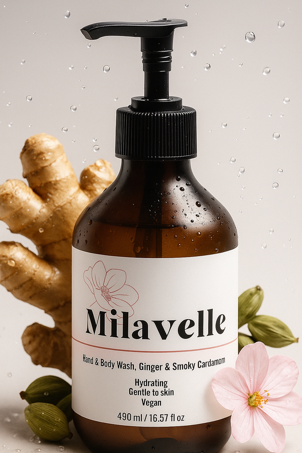 Hand & Body Wash, Ginger & Smoky Cardamom